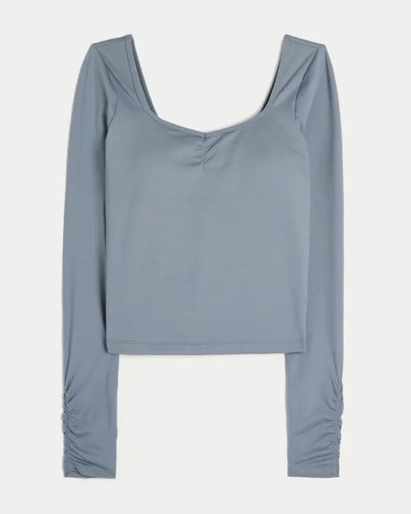 Gilly Hicks Active Recharge Cinch Sweetheart Top